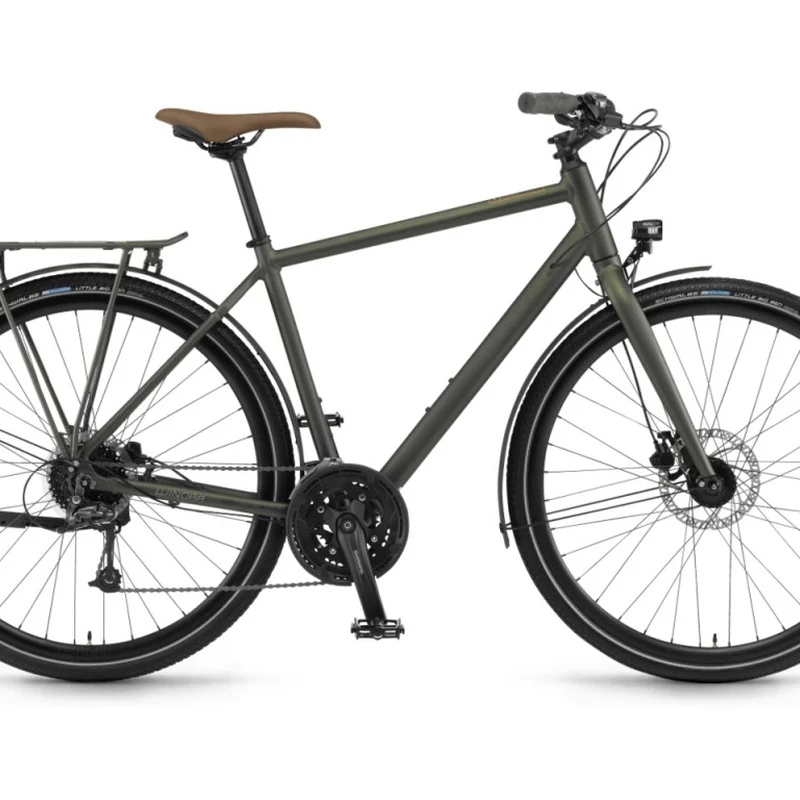 Велосипед Winora Talparo men 28" 27-G Deore, рама 56см, оливковый матовый, 2021