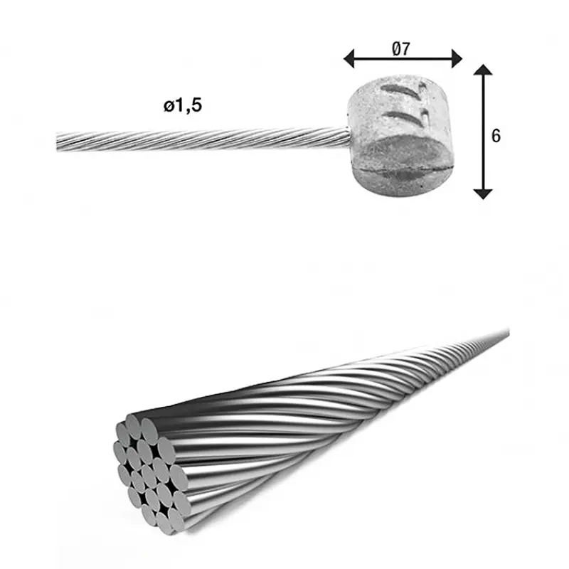Тросик тормозной XLC BR-X85, 2 000 мм, Ø 1.5мм