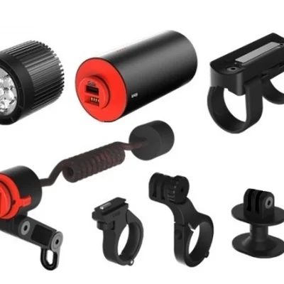 Комплект фара + набор креплений Knog PWR Mountain Kit 2000 Lumens POWERBANK