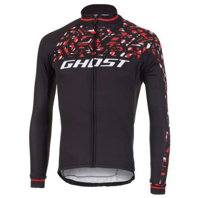 Джерси Ghost Racing Jersey Long blk/red/wht - L
