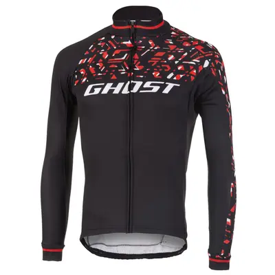 Джерси Ghost Racing Jersey Long blk/red/wht - L Джерси Ghost Racing Jersey Long blk/red/wht - L
