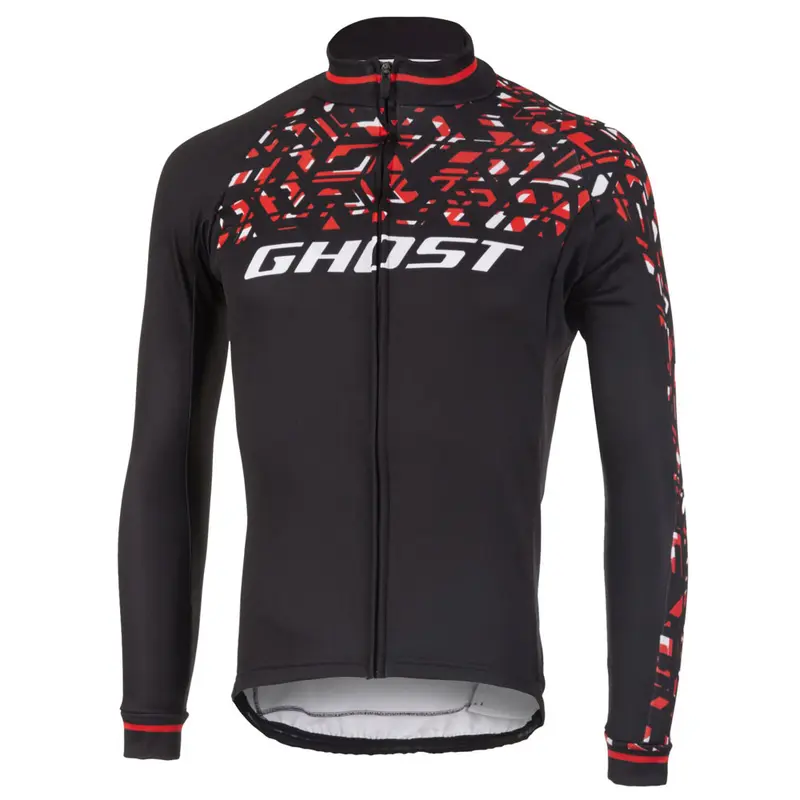Джерси Ghost Racing Jersey Long blk/red/wht - L Джерси Ghost Racing Jersey Long blk/red/wht - L