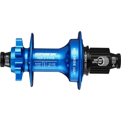 Втулка задняя SPANK HEX J-Type Boost R148 Microspline 32H, Blue