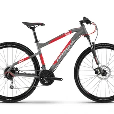 Велосипед Haibike SEET HardNine 3.0 29", рама M, титаново-красно-белый, 2018