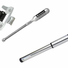 Насос велосипедный Birzman Infinite / ручной / 90psi / серебро/ совместим с CO2