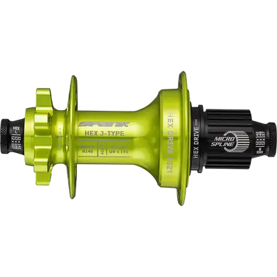 Втулка задняя SPANK HEX J-Type Boost R148 Microspline 32H, Green