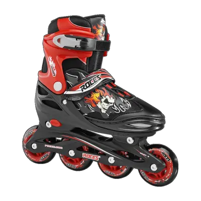 Роликовые коньки Roces COMPY 6.0 BOY /черно-красный/ 34-37