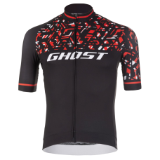 Джерси Ghost Factory Racing, Short, XXL, черно-красно-белое