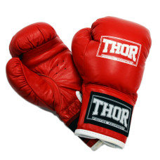 Перчатки боксерские THOR JUNIOR 8oz /PU /красные