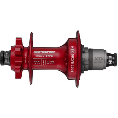 Втулка задняя SPANK HEX J-Type Boost R148 XD 32H, Red