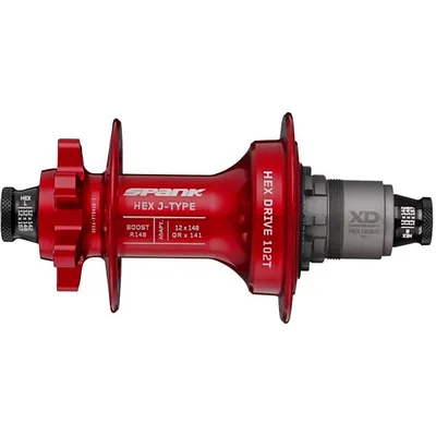 Втулка задняя SPANK HEX J-Type Boost R148 XD 32H, Red