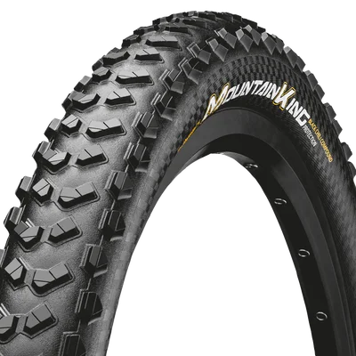 Покрышка бескамерная Continental Mountain King ShieldWall, 27.5 x 2.60, черная, складная