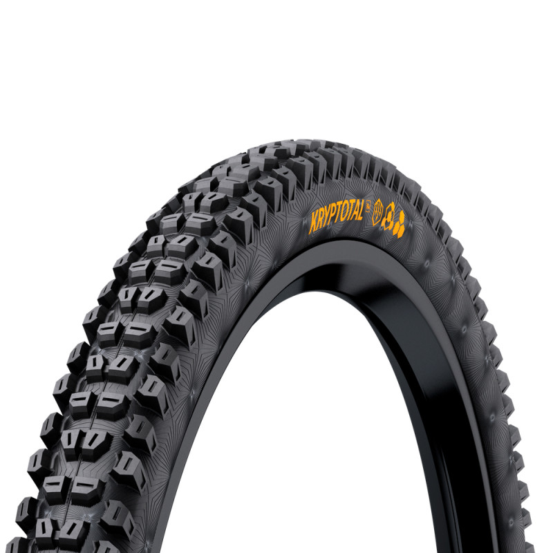 Покрышка бескамерная Continental Kryptotal-R Downhill SuperSoft 29 x 2.40 черная складная skin