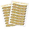 Набор наклеек на обода SPANK Decal kit, Yellow