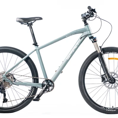 Велосипед Spirit Echo 7.4 27,5", рама L, серый, 2021