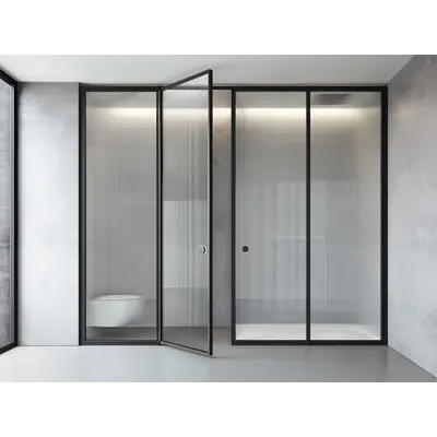 Душова кабіна Suite, Metal gun / Securplus reeded