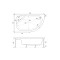 Душовий піддон SHOWER Ferisya (120x80) L