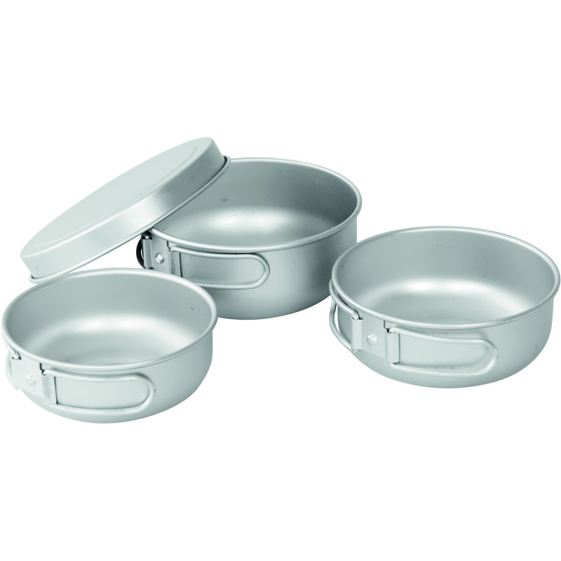 Набір туристичного посуду Easy Camp Adventure Ultra Light Cook Set Silver (680196)