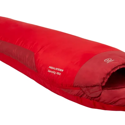 Спальний мішок Highlander Serenity 450/-10°C Red Left (SB187-RD)