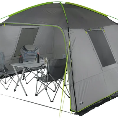 Шатро High Peak Cabana Light grey/Dark grey/Lime (14052)