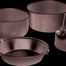 Набір туристичного посуду Easy Camp Adventure Cook Set M Silver (580038)