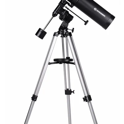 Телескоп Bresser Galaxia II 114/900 EQ Solar Carbon з сонячним фільтром і адаптером для смартфона (4614909)