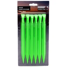 Кілочки High Peak Glow in the Dark ABS Peg 20 см 6 шт. Luminous Green (42202)