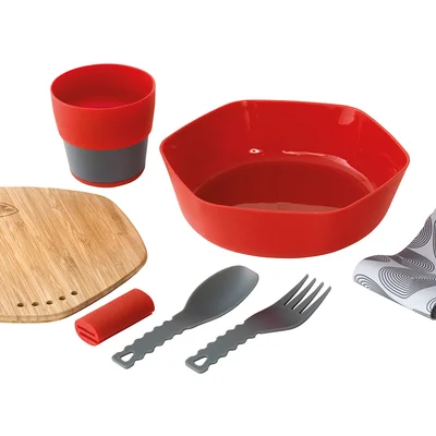 Набір туристичного посуду Robens Leaf Meal Kit Fire Red (690276)