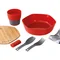 Набір туристичного посуду Robens Leaf Meal Kit Fire Red (690276)