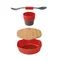 Набір туристичного посуду Robens Leaf Meal Kit Fire Red (690276)