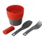 Набір туристичного посуду Robens Leaf Meal Kit Fire Red (690276)