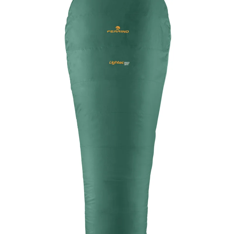 Спальний мішок Ferrino Lightec SM 850/+4°C Green/Yellow Left (86651IVV)