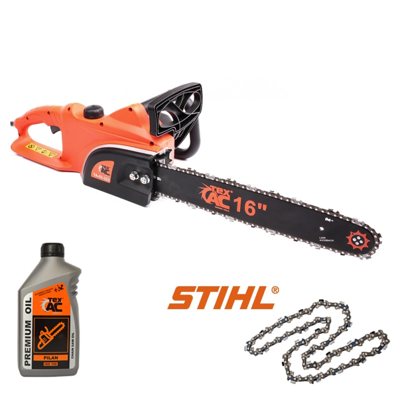 Электрическая цепная пила Tex.AC ТА-03-223 + цепь Stihl