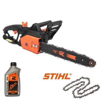 Электрическая цепная пила Tex.AC ТА-03-225 + цепь Stihl