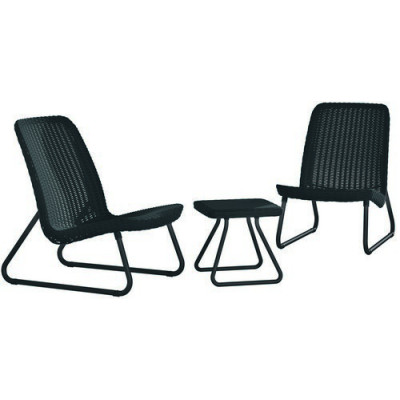 Комплект садових меблів Keter Rio patio set, графіт