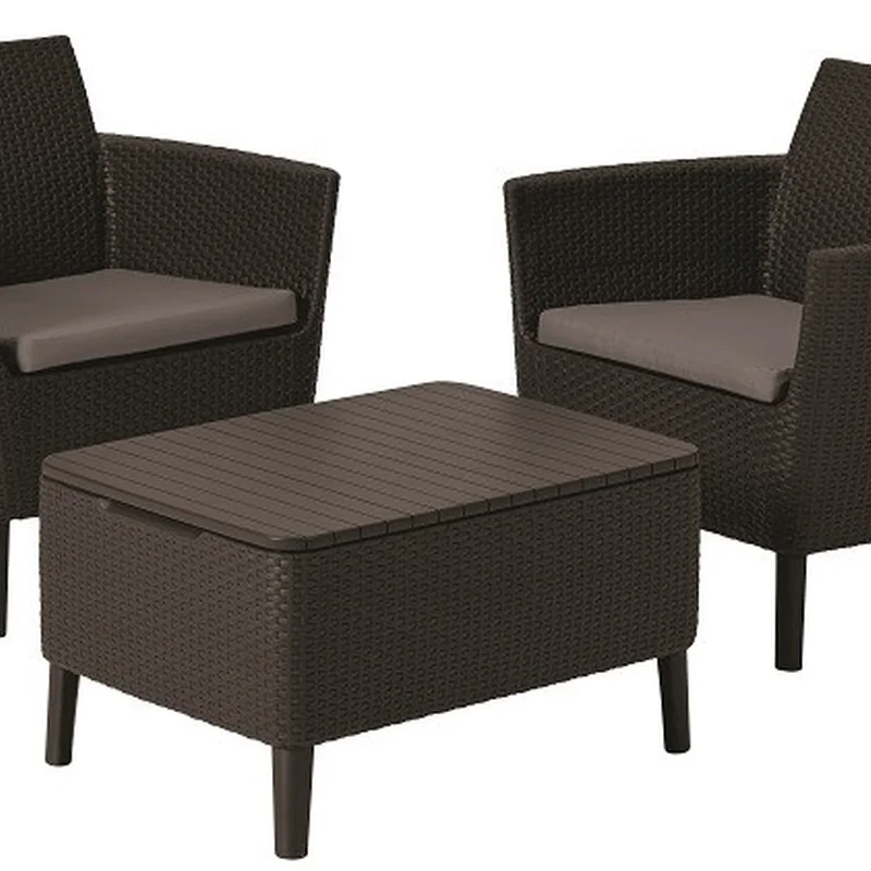 Комплект садових меблів Keter Salemo balcony set, коричневий