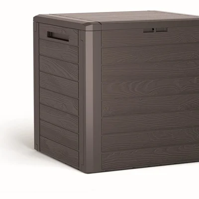 Ящик для зовнішнього зберігання PROSPERPLAST WOODEBOX 140 л, коричневий