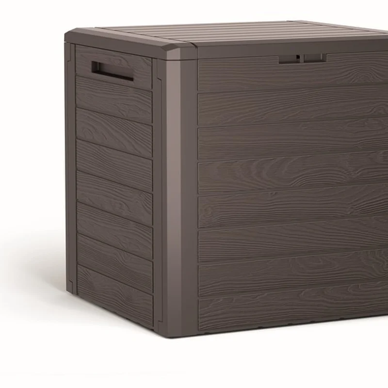 Ящик для зовнішнього зберігання PROSPERPLAST WOODEBOX 140 л, коричневий