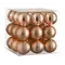 Ялинкові пластикові кульки "House of Seasons" комплект 27 шт, Ø 8 см, персик