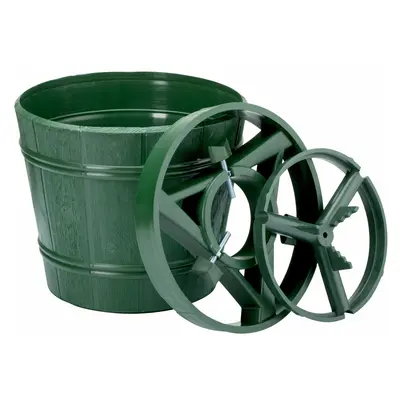 Підставка для ялинки Form-plastic PLANET 2, пластик, форма відро 17 л, темно-зелена