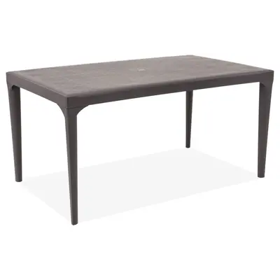 Стіл для саду пластиковий BICA Oslo, бежево-сірий