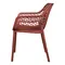 Стілець садовий пластиковий BICA Aria, червоний