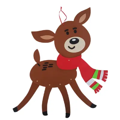 Фігура новорічна декоративна Jumi "Олень", підвісна, фетр