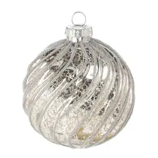 Ялинкова скляна прикраса Chomik 8 см, куля