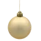 Ялинкові пластикові кульки Chomik комплект 20шт, Ø 5см, золотисті