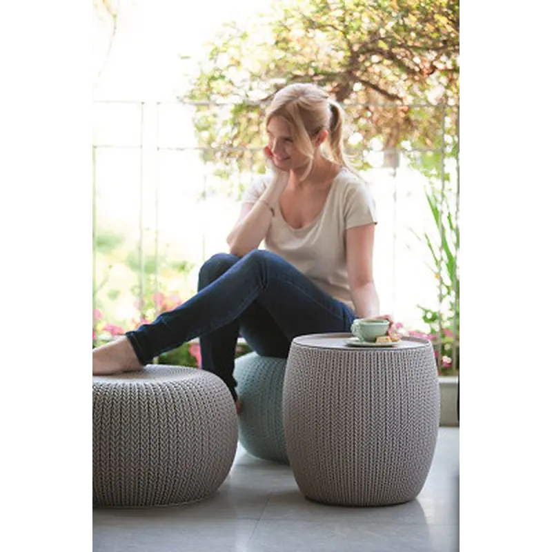 Стіл-скриня KETER KNIT (COZIES) TABLE 41 л, ліловий Стіл-скриня KETER KNIT (COZIES) TABLE 41 л, ліловий