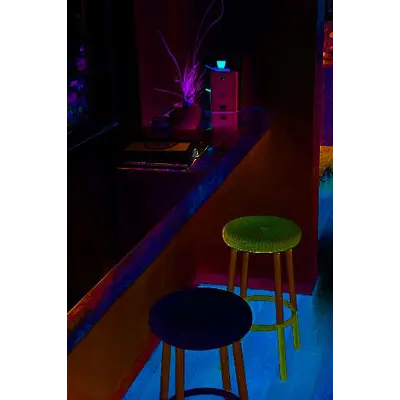 Стілець пластиковий COZY BAR STOOL, димчасто-пурпурний