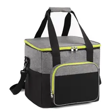 Сумка-холодильник Time Eco TE-320S, 20 л, сіра з чорним