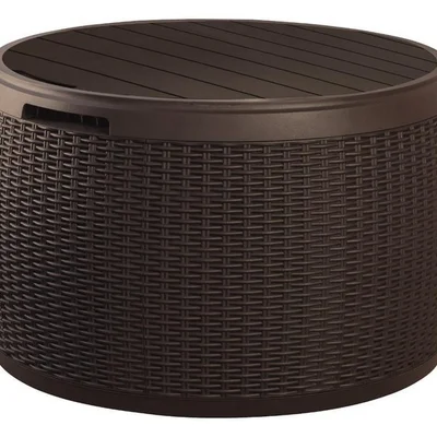 Ящик для зберігання KETER CIRCA RATTAN 132 л, коричневий