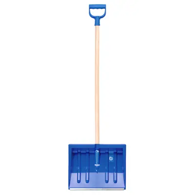 Лопата снігоприбриральна Prosperplast Alpin 1A, 41х132 см, ковш пластик, ручка дерево